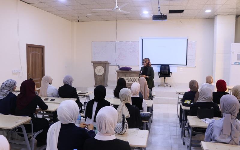 وحدة شؤون المرأة في كلية الصيدلة تنظم ندوة ارشادية حول (سرطان الثدي)