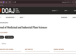 قبول مجلة MEDIP في مستوعب DOAJ العالمي بوصفه إنجازاً علمياً رصيناً يعكس مكانة كلية النباتات الطبية والصناعية – جامعة كركوك وتقدمها نحو العالمية