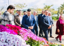 In conjunction with the initiative of the Iraqi Prime Minister, the President of Kirkuk University opens an agricultural festival on the occasion of National Afforestation Day.