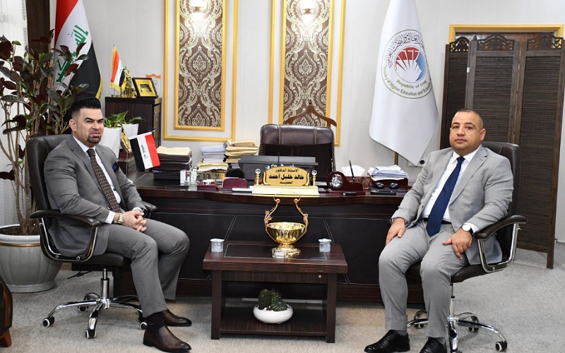 زيارة رئيس الجامعة إلى كلية الزراعة/الحويجة للاطلاع على سير الامتحانات النهائية