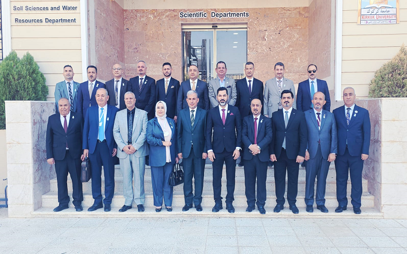  “عميد كلية النباتات الطبية بجامعة كركوك يشارك في اجتماع لجنة عمداء كليات الزراعة”