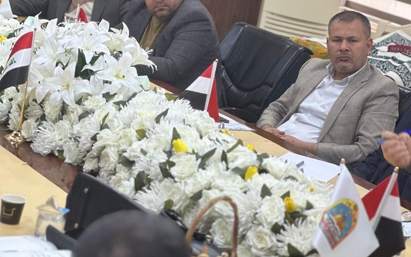 ممثل الدريسيين في كلية النباتات الطبية والصناعية يشارك في اجتماع نقابة الأكاديميين العراقيين بكركوك
