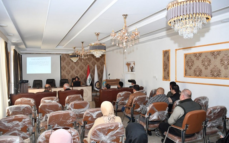 كلية النباتات الطبية والصناعية تنظم محاضرة حول التغيرات التر تطرأ على اللحوم بعد الذبح