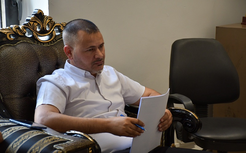 كلية النباتات الطبية والصناعية تجري مقابلات للطلبة المتقدمين لدراسة الماجستير