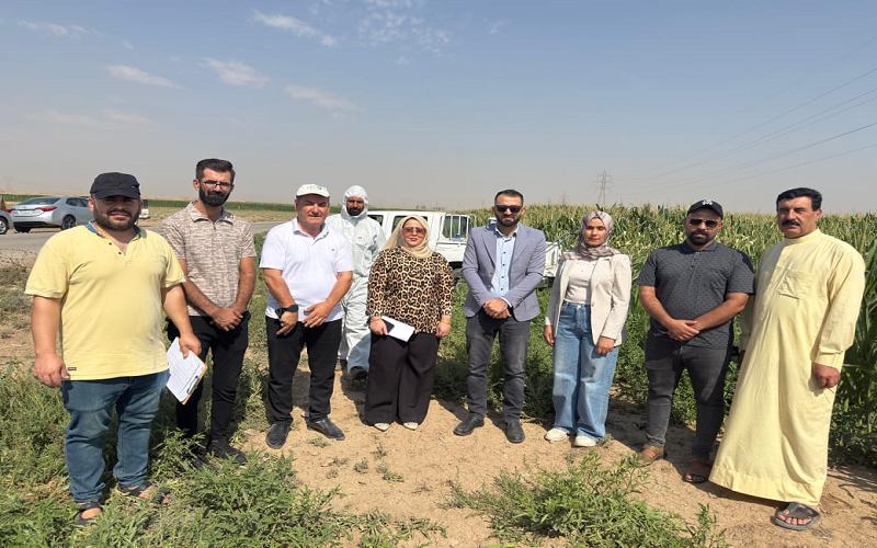 محاضرة علمية ميدانية حول المراحل الحرجة لنمو المحاصيل الصناعية في محطة تازة الإرشادية ضمن اتفاقية التعاون مع كلية النباتات الطبية والصناعية