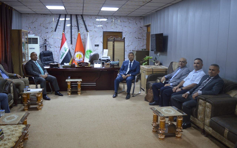 عميد كلية النباتات الطبية والصناعية يترأس لجنة تقييم الواقع الأكاديمي لكليات الزراعة في أربع جامعات عراقية