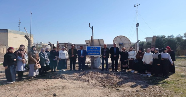 زيارة ميدانية إلى محطة كركوك الانوائية