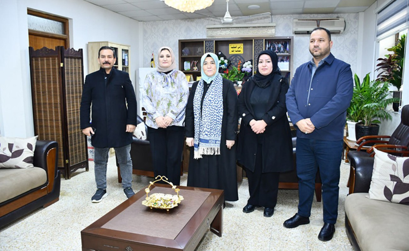 The College of Administration and Economics Receives a Committee from the Presidency of the University of Kirkuk to Monitor the Administrative Work Process