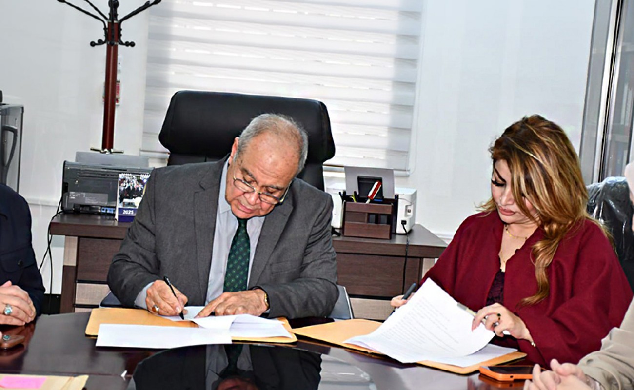 توقيع عقد توأمة بين جامعتي كركوك والكتاب لتعزيز التعاون العلمي