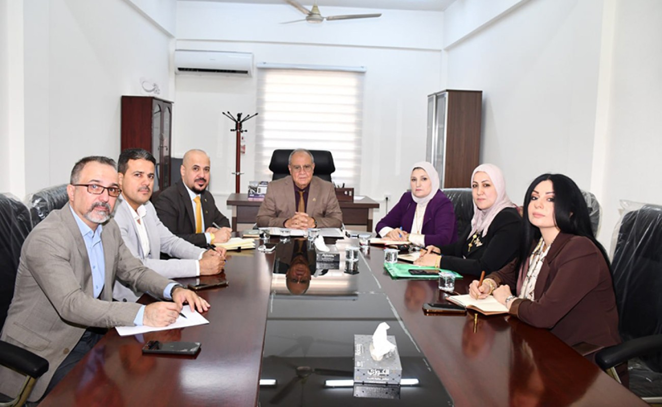 اجتماع مجلس الكلية الجلسة الثالثة للدراسة الصباحية والثانية للدراسة المسائية الأحد 12/10/2025