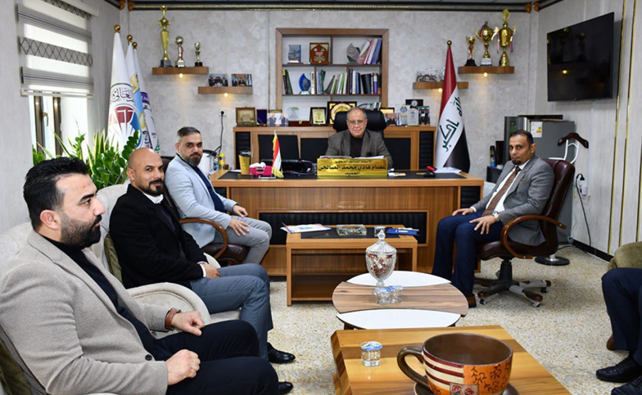 Visit of the Continuing Education Committee from the Presidency of the University of Kirkuk to the College of Administration and Economics