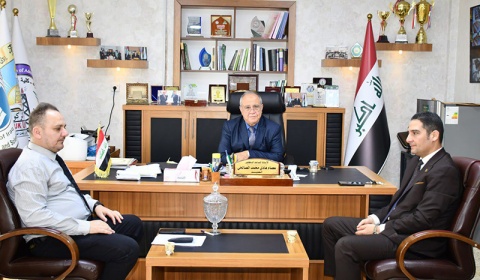 كلية الإدارة والاقتصاد تستقبل لجنة الدعم الفني