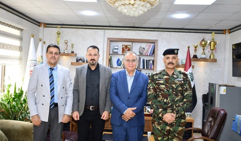 كلية الإدارة والاقتصاد بجامعة كركوك تستقبل وفد قسم مكافحة المتفجرات لتعزيز التوعية الأمنية