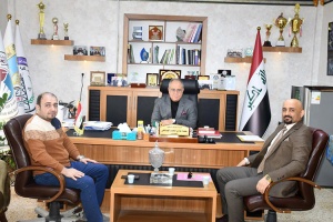 عميد كلية الإدارة والاقتصاد يستقبل وفد مديرية بيئة كركوك لتعزيز التعاون البيئي والخدمي