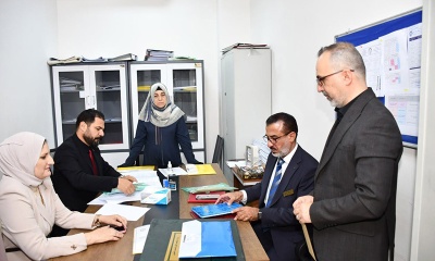Central Examination Committee Inspects Final Examinations at the College of Administration and Economics
