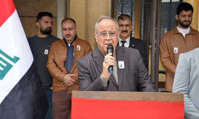 كلية الإدارة والاقتصاد تُحيي ذكرى مجزرة التون كوبري بوقفة تضامنية (2)