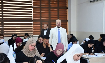 Assistant Dean for Scientific Affairs Inspects the Progress of Final Examinations at the College of Administration and Economics