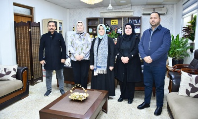 The College of Administration and Economics Receives a Committee from the Presidency of the University of Kirkuk to Monitor the Administrative Work Process
