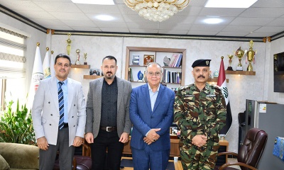 كلية الإدارة والاقتصاد بجامعة كركوك تستقبل وفد قسم مكافحة المتفجرات لتعزيز التوعية الأمنية