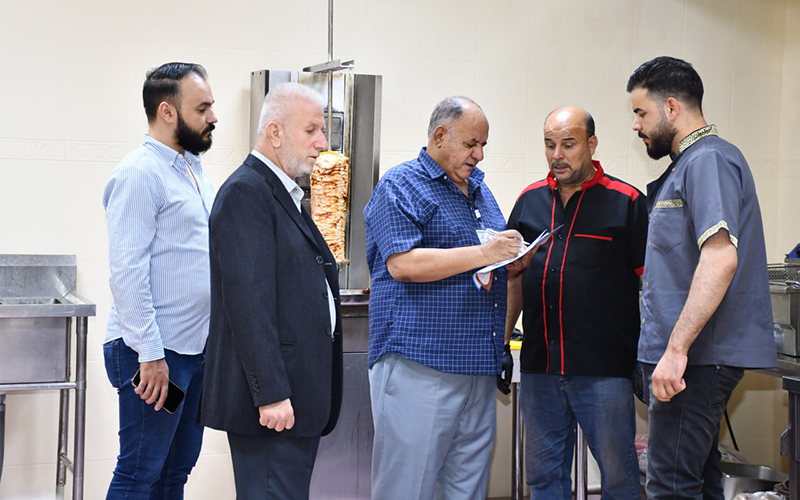 زيارة لجنة رقابة صحة كركوك إلى كلية الإدارة والاقتصاد – جامعة كركوك