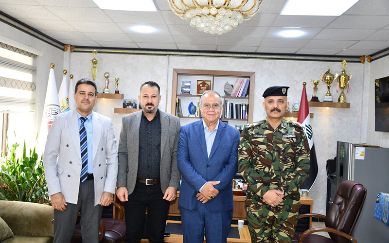 كلية الإدارة والاقتصاد بجامعة كركوك تستقبل وفد قسم مكافحة المتفجرات لتعزيز التوعية الأمنية