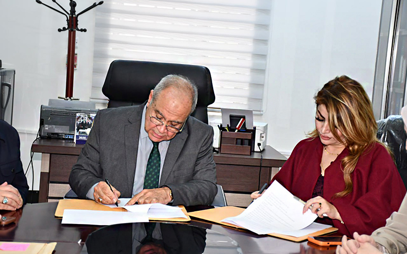 توقيع عقد توأمة بين جامعتي كركوك والكتاب لتعزيز التعاون العلمي