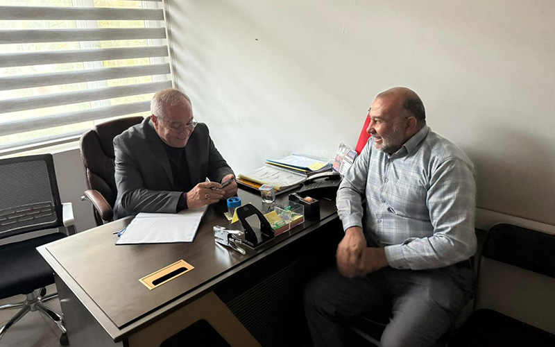 عميد الإدارة والاقتصاد يتفقد الأقسام الداخلية للطلبة