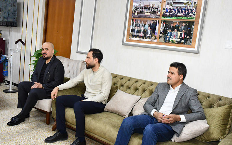 استقبال وفد من جامعة الكتاب