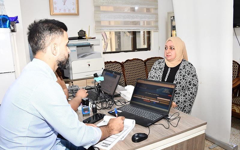 مفوضية الانتخابات تزور كلية الإدارة والاقتصاد