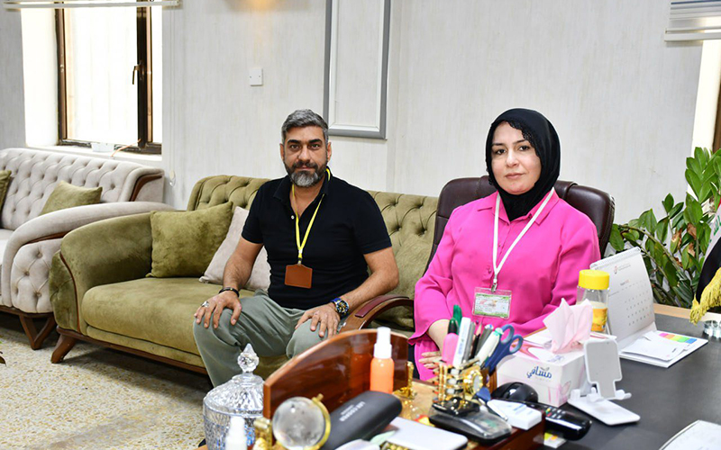 زيارة وفد من مركز صحي التآخي إلى كلية الإدارة والاقتصاد