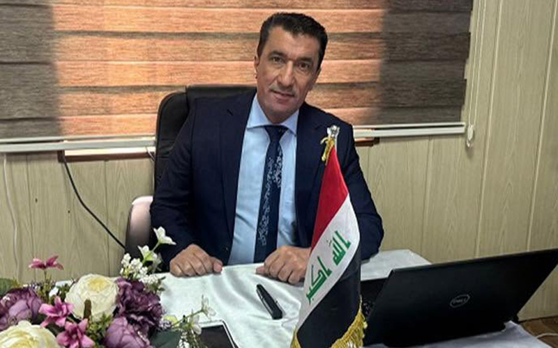 تهنئة بمناسبة ترقية علمية لأحد تدريسي كلية الادارة والاقتصاد