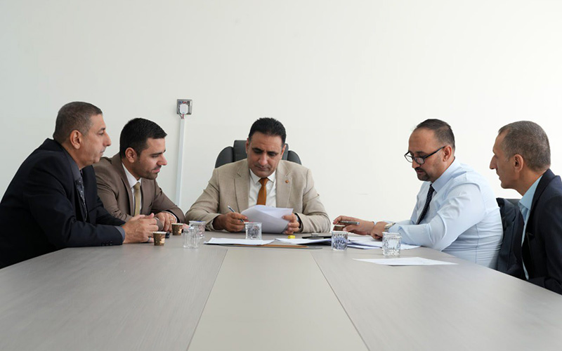 زيارة لجنة التقييم والتصنيف من جامعة كركوك إلى جامعة سامراء