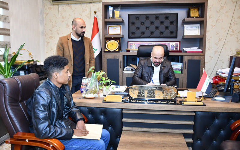 استقبال طالبين عربيين ضمن برنامج «ادرس في العراق» في كلية الإدارة والاقتصاد بجامعة كركوك