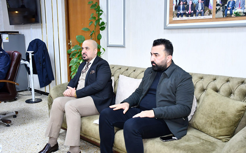 لجنة من الدفاع المدني تزور كلية الإدارة والاقتصاد للاطلاع على إجراءات السلامة والوقاية.