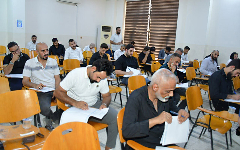 استمرار الامتحانات النهائية لطلبة المرحلة الأولى للكورس الثاني – الدور الأول