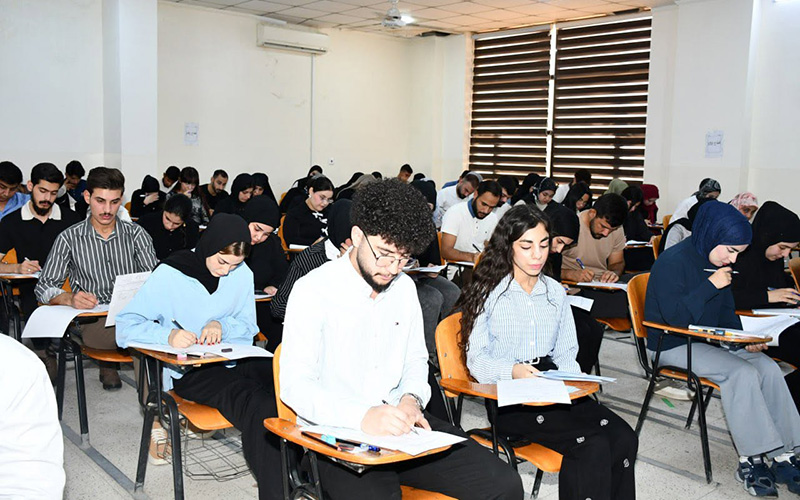 استمرار الامتحانات النهائية لطلبة المرحلة الأولى للكورس الثاني – الدور الأول