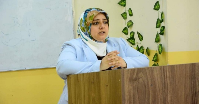 An awareness lecture at Kirkuk University about depression among university students