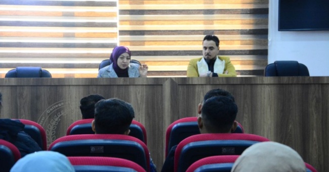 Workshop at Kirkuk University on methods of disposing of hazardous waste