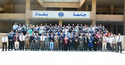 A lecturer at Kirkuk University participates in the TOT training course on teaching methods.