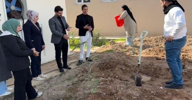 Afforestation Unit at the College of Agriculture Holds a Tree-Planting Campaign in Conjunction with National Afforestation Day