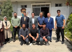 كلية الزراعة جامعة كركوك ، تنظم حملة تشجير لحدائق مدرسة عثمان فرج الابتدائية المختلطة والكائنة في منطقة شوراو