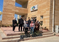 كلية الزراعة جامعة كركوك تطلق حملتها لتشجير الدوائر الحكومية في محافظة كركوك