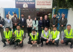 كلية الزراعة جامعة كركوك تنظم حملة تطوعية لتشجير إحدى مدارس محافظة كركوك