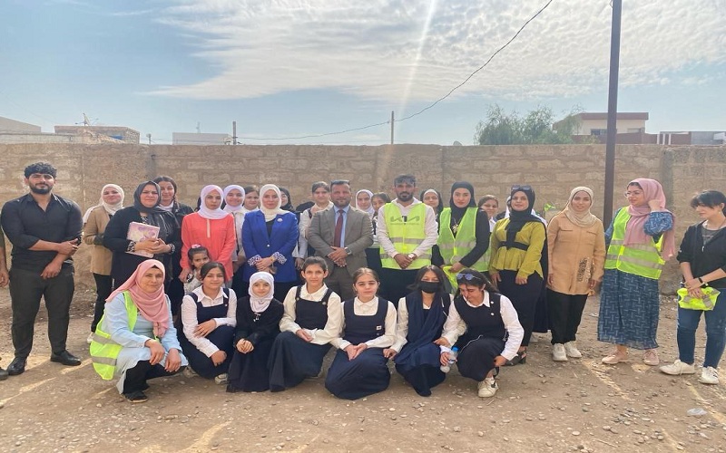 Towards a green Kirkuk by 2030. The College of Agriculture begins a planting campaign for the governorate’s schools 