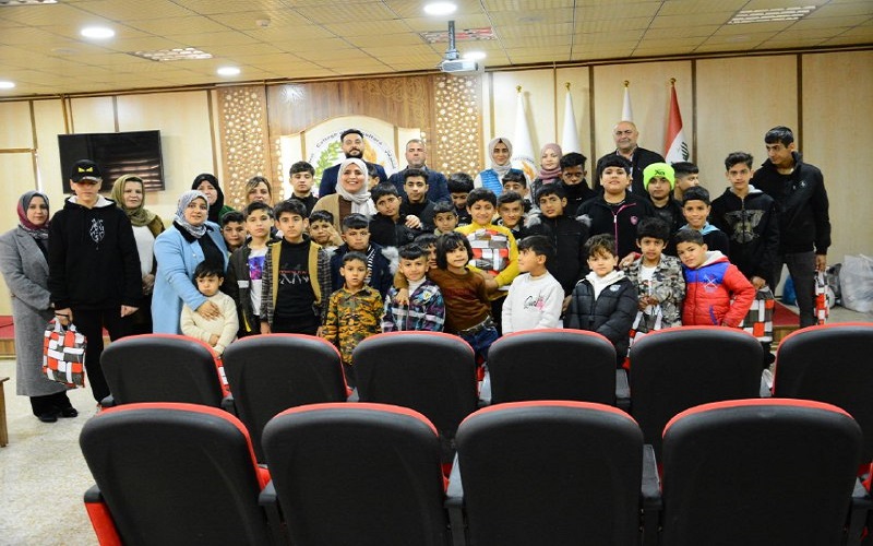 The College of Agriculture organizes an educational visit for students of Al-Baraem Orphanage.