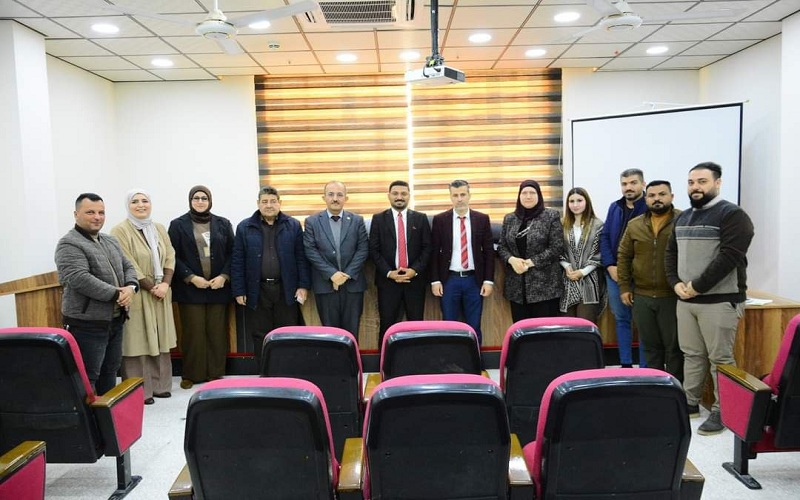 An awareness seminar at the College of Agriculture on protecting antiquities in the city of Kirkuk.