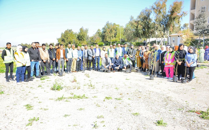 On the occasion of National Afforestation Day, the College of Agriculture launches a large tree planting campaign with the participation of all members and students of the college