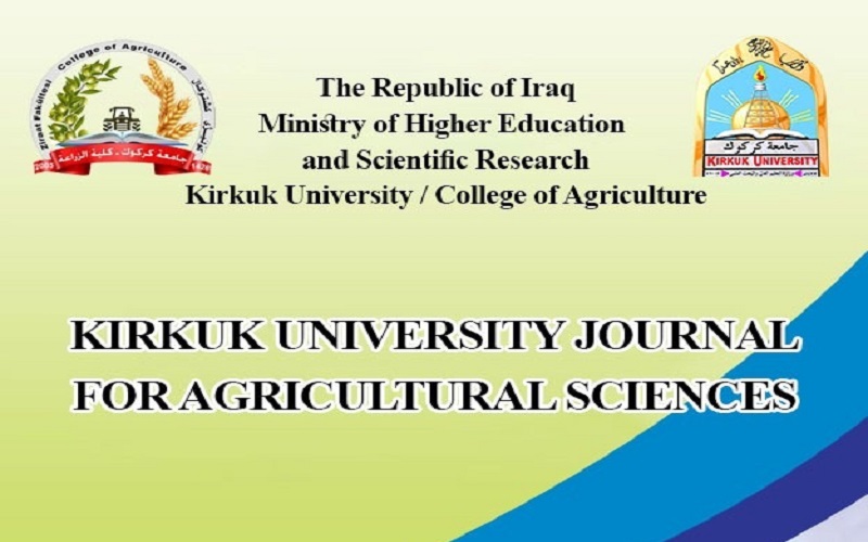 Kirkuk University Journal of Agricultural Sciences releases its new issue.
