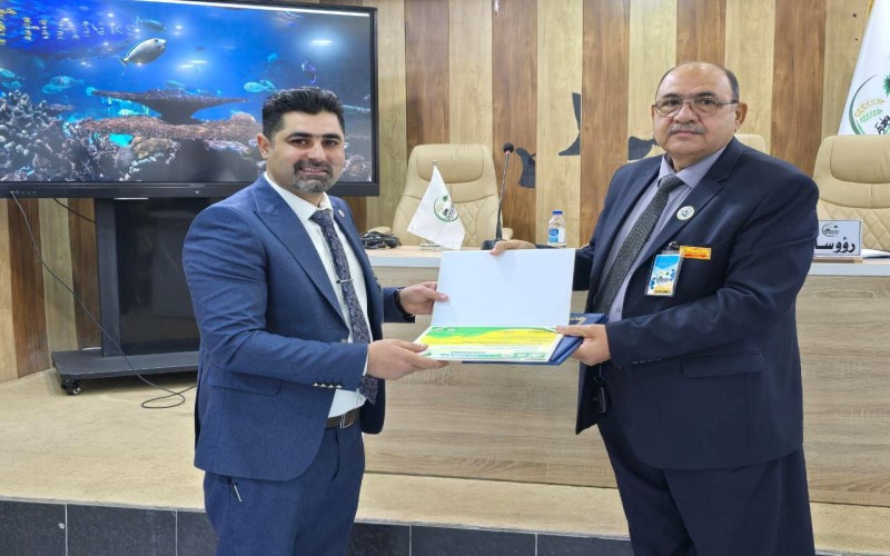 A lecturer at Kirkuk University participates in an international scientific conference at Basra University