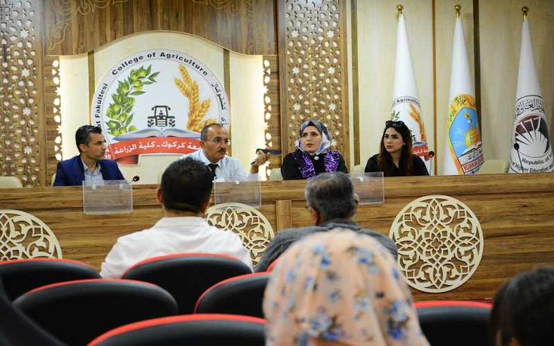 An awareness seminar at Kirkuk University about the shift towards electronic payment